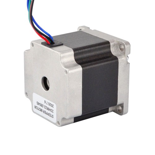 Nema 23 Bipolar 0.9deg 1.26Nm(178.4oz.in) 2.8A 57x57x56mm 4 Hilos