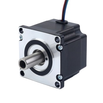 Motor paso A paso de eje hueco Nema 23 de doble eje Bipolar 0.78Nm(110.5oz.in) 2.0A 57x57x45mm
