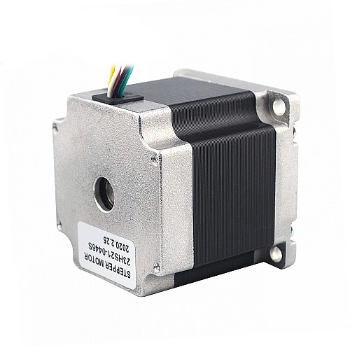Nema 23 unipolar 1.8deg 0.6Nm(84.97oz.in) 0.44A 11.88V 57x57x54mm 6 Cables Nema 23 unipolar 1.8deg 0.6Nm(84.97oz.in) 0.44A 11.88V 57x57x54mm 6 Cables