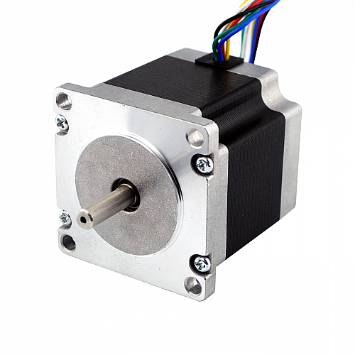 Nema 23 unipolar 1.8deg 0.6Nm(84.97oz.in) 0.44A 11.88V 57x57x54mm 6 Cables Nema 23 unipolar 1.8deg 0.6Nm(84.97oz.in) 0.44A 11.88V 57x57x54mm 6 Cables