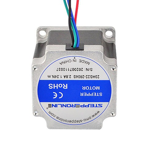 Nema 23 Bipolar 1.8grados 1.2Nm(169.93oz.in) 2.8A 57x57x56mm 4 Hilos Nema 23 Bipolar 1.8grados 1.2Nm(169.93oz.in) 2.8A 57x57x56mm 4 Hilos