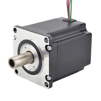 Motor paso A paso de eje hueco Nema 23 de doble eje Bipolar 1,45Nm(205,38oz.in) 2,0A 57x57x65mm