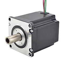 Motor paso A paso de eje hueco Nema 23 de doble eje Bipolar 1,45Nm(205,38oz.in) 2,0A 57x57x65mm