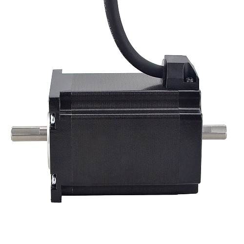 Motor pasoA paso Nema 23 Eje doble de 8 mm para máquina de máscara facial y ventilador respiratorio Motor pasoA paso Nema 23 Eje doble de 8 mm para máquina de máscara facial y ventilador respiratorio