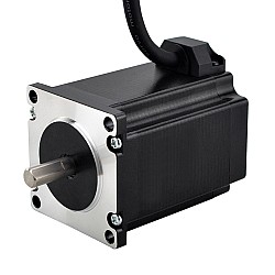 Bipolar Nema 23 de doble eje, 1,8 grados, 1,85Nm(261,98oz.in), 2,8A, 57 x 57 x 76mm, 4 cables