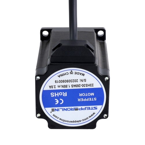 Nema 23 Bipolar 1,8grados 1,85Nm(261,98oz.in) 2,8A 57 x 57 x 76mm 4 cables Nema 23 Bipolar 1,8grados 1,85Nm(261,98oz.in) 2,8A 57 x 57 x 76mm 4 cables