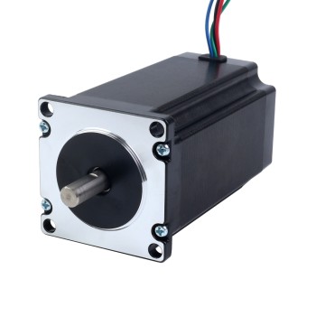 Usado – Stock en EE. UU. - Motor paso a paso Nema 23 bipolar 1,8 grados 3,00Nm(424,83oz.in) 5,0A 57 x 57 x 100mm 4 cables