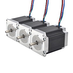 3pcs Serie E Nema 23 Bipolar 1.8deg 1.85Nm(261.98oz.in) 2.8A 57x57x76mm 4 Cables