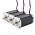 3pcs Serie E Nema 23 Bipolar 1.8deg 3.0Nm(425oz.in) 4.2A 57x57x113mm 4 Cables