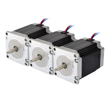 3 piezas Nema 23 Bipolar 1.8grados 2,00Nm(283,22oz.in) 2.8A 57x57x76mm 4 Hilos
