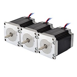 3 piezas Nema 23 Bipolar 1.8grados 2,00Nm(283,22oz.in) 2.8A 57x57x76mm 4 Hilos