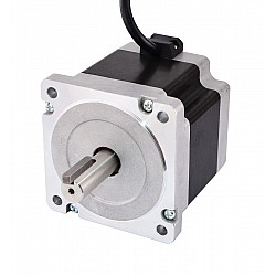 Motor paso A paso CNC Nema 34 de doble eje con chavetero 4.5Nm(637.25oz.in) 5.5A 86x86x80mm