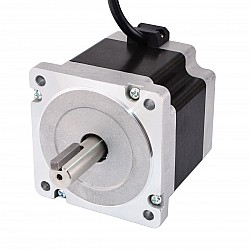 Motor paso A paso CNC Nema 34 de doble eje con chavetero 4.5Nm(637.25oz.in) 5.5A 86x86x80mm