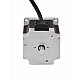 Doble Eje Nema 23 Bipolar 0.9deg 0.9Nm (127.5oz.in) 0.38A 57x57x51mm 4 Cables