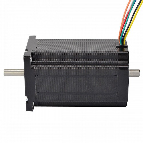 Motor pasoA paso CNC Nema 23 de doble eje 3.4Nm(481.48oz.in) 60x60x100mm 8 cables - 24HS39-3008D | StepperOnline Motor pasoA paso CNC Nema 23 de doble eje 3.4Nm(481.48oz.in) 60x60x100mm 8 cables - 24HS39-3008D | StepperOnline