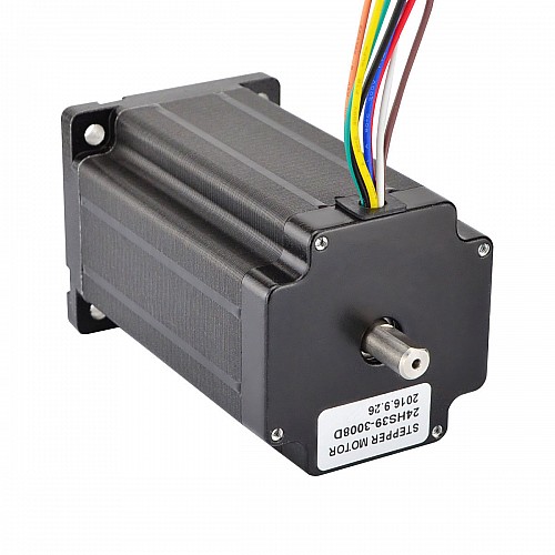 Motor pasoA paso CNC Nema 23 de doble eje 3.4Nm(481.48oz.in) 60x60x100mm 8 cables - 24HS39-3008D | StepperOnline Motor pasoA paso CNC Nema 23 de doble eje 3.4Nm(481.48oz.in) 60x60x100mm 8 cables - 24HS39-3008D | StepperOnline