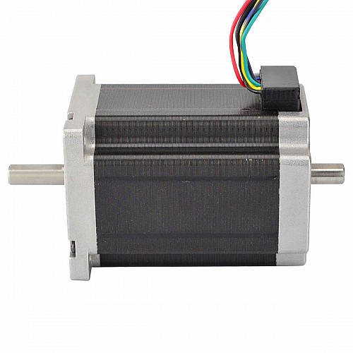 Eje doble Nema 23 CNC paso A paso 3,1Nm(439oz.in) 60x60x88mm 8 cables Eje doble Nema 23 CNC paso A paso 3,1Nm(439oz.in) 60x60x88mm 8 cables