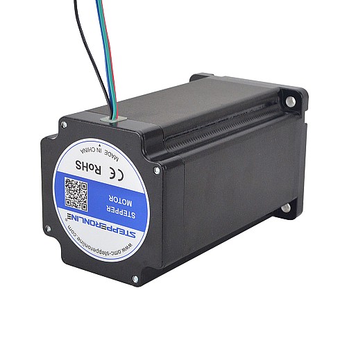 Serie P Nema 34 Bipolar 1.8deg 12Nm(1699.34oz.in) 6.0A 86x86x150.6mm 4 Hilos Serie P Nema 34 Bipolar 1.8deg 12Nm(1699.34oz.in) 6.0A 86x86x150.6mm 4 Hilos