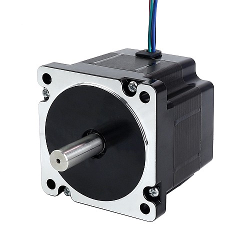 Motor paso a paso Nema 34 serie S bipolar 1,8 grados 3,3Nm (467,32oz.in) 5,6A 86x86x64mm 4 cables