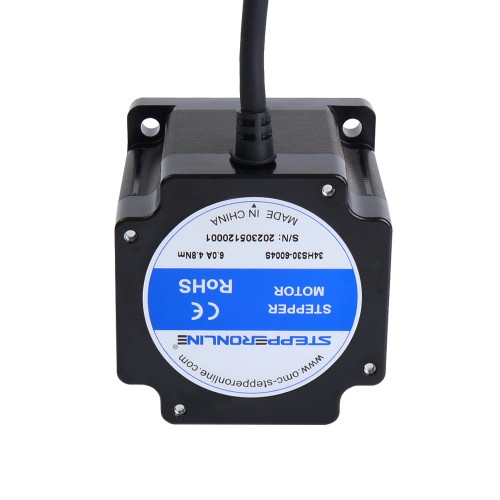 Motor paso A paso Nema 34 serie S 1,8 grados 4,8Nm(679,74oz.in) 6,0A 86x86x78mm 4 cables Motor paso A paso Nema 34 serie S 1,8 grados 4,8Nm(679,74oz.in) 6,0A 86x86x78mm 4 cables