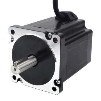 Motor paso A paso Nema 34 de doble eje con chavetero 6,8Nm(962,96oz.in) 86x86x98mm 4 cables