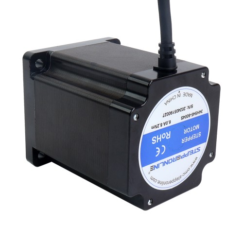 Serie S Nema 34 Motor paso A paso Bipolar 1.8deg 8.2Nm(1161.45oz.in) 6.0A 86x86x113mm 4 cables Serie S Nema 34 Motor paso A paso Bipolar 1.8deg 8.2Nm(1161.45oz.in) 6.0A 86x86x113mm 4 cables