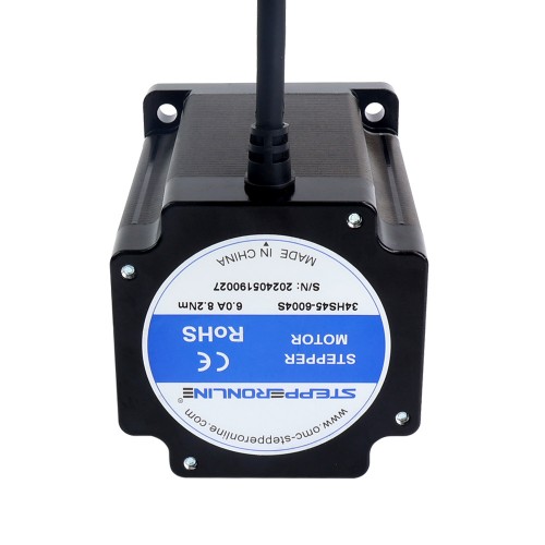 Serie S Nema 34 Motor paso A paso Bipolar 1.8deg 8.2Nm(1161.45oz.in) 6.0A 86x86x113mm 4 cables Serie S Nema 34 Motor paso A paso Bipolar 1.8deg 8.2Nm(1161.45oz.in) 6.0A 86x86x113mm 4 cables