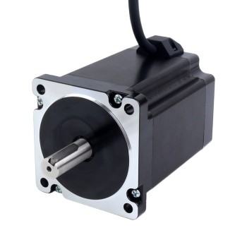 Motor paso A paso CNC Nema 34 de doble eje con chavetero 8.5Nm(1204oz.in) 5A 86x86x114mm