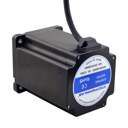 Motor pasoA paso Nema 34 serie S, 8,5Nm(1204oz.in), eje de chavetero de 14mm, cable de 1 m
