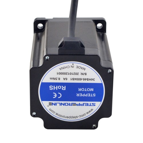 Motor pasoA paso Nema 34 serie S, 8,5Nm(1204oz.in), eje de chavetero de 14mm, cable de 1 m