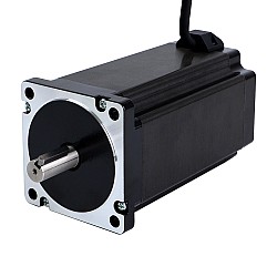 Motor paso A paso Nema 34 serie S, 13,0Nm(1841oz.in), eje de chavetero de 14mm, cable de 1m