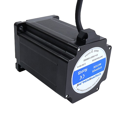 Motor paso a paso trifásico Nema 34 de 1,2 grados 2,3A 6Nm(849,8oz.in)