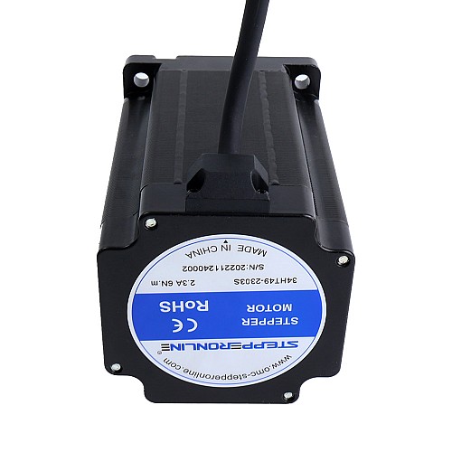 Motor paso a paso trifásico Nema 34 de 1,2 grados 2,3A 6Nm(849,8oz.in)