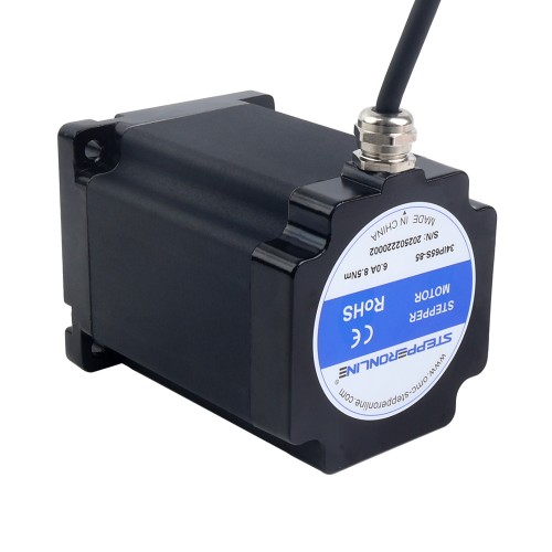 Motor paso a paso Nema 34 resistente al agua IP65 serie S 6.0A 8.5Nm(1203.94oz.in) Motor paso a paso Nema 34 resistente al agua IP65 serie S 6.0A 8.5Nm(1203.94oz.in)