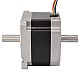 Doble eje Nema 34 Unipolar 1.8deg 2.2Nm(312oz.in) 2A 86x86x66mm 6 Hilos Doble eje Nema 34 Unipolar 1.8deg 2.2Nm(312oz.in) 2A 86x86x66mm 6 Hilos