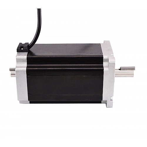 Motor paso A paso Nema 34 de doble eje con chavetero 13Nm(1841oz.in) 5A 86x86x150mm Motor paso A paso Nema 34 de doble eje con chavetero 13Nm(1841oz.in) 5A 86x86x150mm