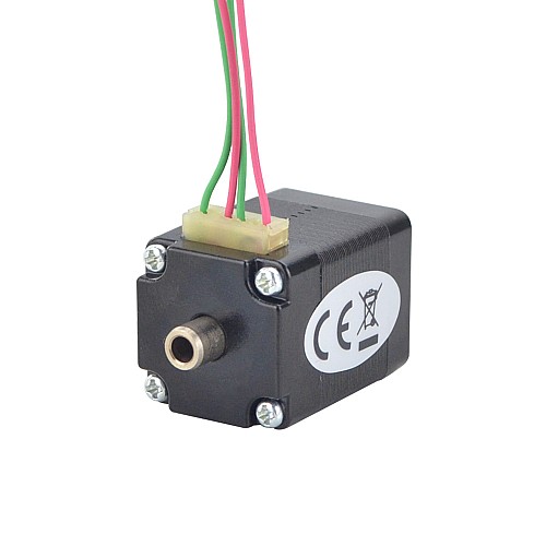 Motor pasoA paso de eje hueco Nema 8 de doble eje Bipolar 1.5Ncm(2.12oz.in) 0.49A 20x20x27mm Motor pasoA paso de eje hueco Nema 8 de doble eje Bipolar 1.5Ncm(2.12oz.in) 0.49A 20x20x27mm