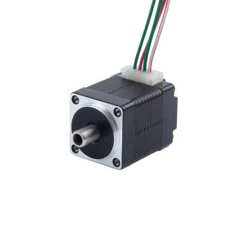 Motor paso A paso de eje hueco Nema 8 de doble eje Bipolar 1.5Ncm(2.12oz.in) 0.49A 20x20x27mm