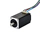 Nema 8 Bipolar 1.8deg 4Ncm(5.7oz.in) 0.6A 20x20x38mm 4 Hilos Nema 8 Bipolar 1.8deg 4Ncm(5.7oz.in) 0.6A 20x20x38mm 4 Hilos