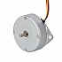 Redonda Pancake Nema 18 Bipolar 1.8deg 9Ncm(12.75oz.in) 1A Φ46x16mm 4 Cables