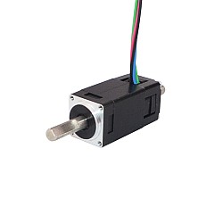 Doble eje Nema 6 Bipolar 1,8grados 0,58Ncm(0,82oz.in) 0,3A 14x14x30mm 4 cables
