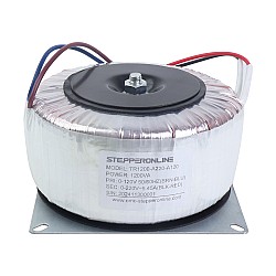 Transformador Toroidal Monofásico de 1200VA de 120VAC a 220VAC 5,45A 50/60Hz