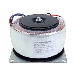 Transformador toroidal  monofásico de 900VA de 120VAC a 220VAC 4,10A 50/60Hz
