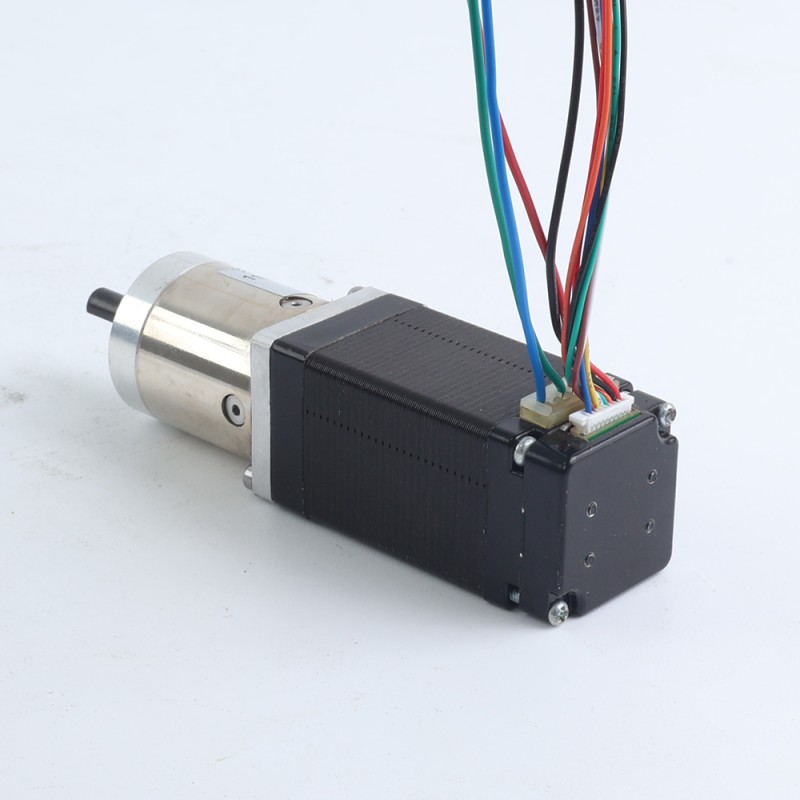 Usado – Disponible en China - Motor paso a paso Nema 11 con caja de cambios 14:1 y codificador magnético