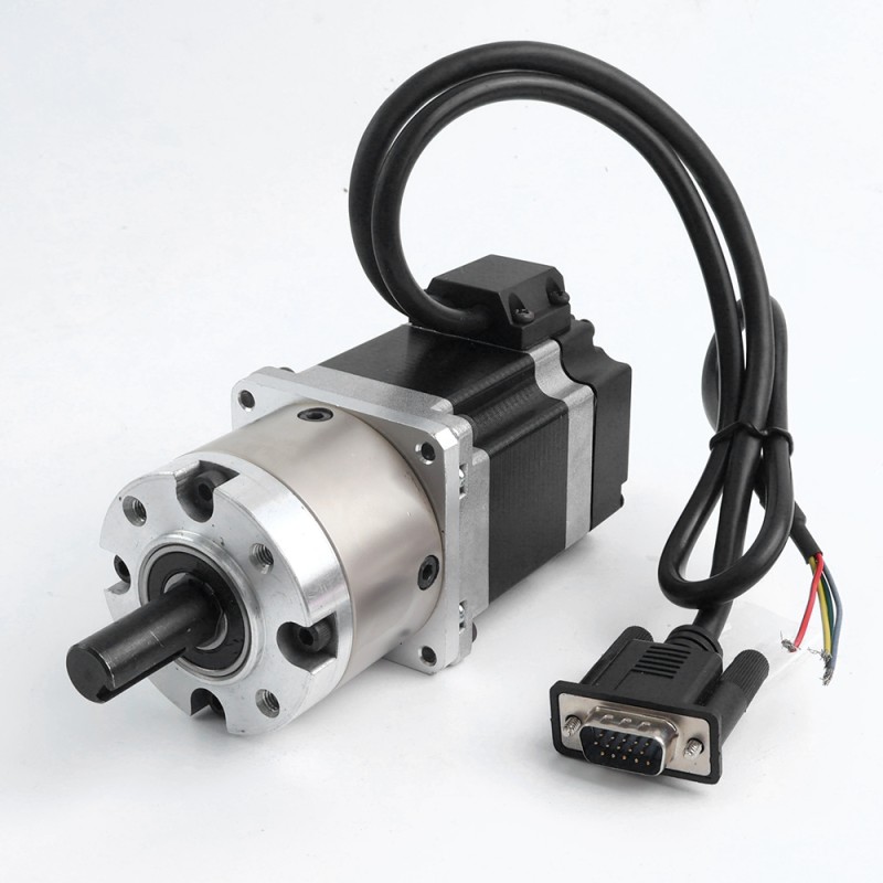 Usado - Existencias China - Motor con transmisión de circuito cerrado Nema 23 L=56 mm 4:1 Codificador 1000PPR(4000CPR)