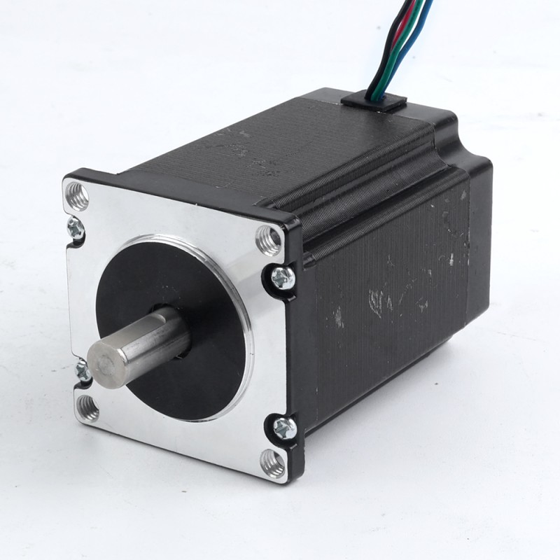 Usado – Disponible en China - Motor paso A paso Nema 23 2,4Nm(339,87oz.in) 4A 57x57x82mm 10mm eje 4 cables - 23HS32-4004S-C8-USED | StepperOnline