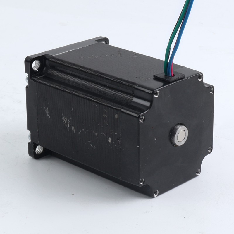 Usado – Disponible en China - Motor paso A paso Nema 23 2,4Nm(339,87oz.in) 4A 57x57x82mm 10mm eje 4 cables - 23HS32-4004S-C8-USED | StepperOnline