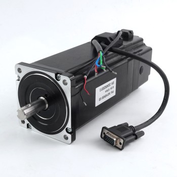 Usado – Disponible en China - Motor paso a paso de bucle cerrado Nema 34 12Nm(1700oz.in) con freno electromagnético