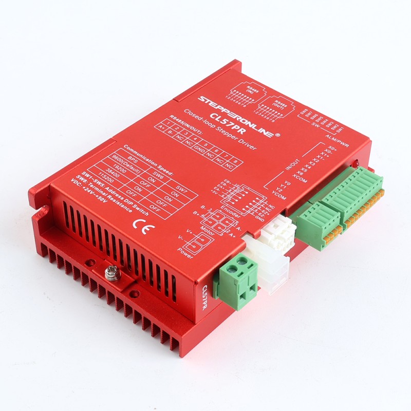 Usado - Stock CN - Driver paso a paso en lazo cerrado Modbus RS485 serie Y 0-5,0A 20-50VDC para motores paso a paso Nema 17, 23, 24 - CL57PR-USED | StepperOnline