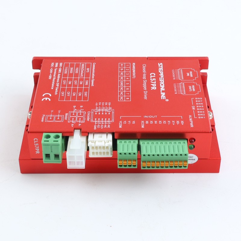 Usado - Stock CN - Driver paso a paso en lazo cerrado Modbus RS485 serie Y 0-5,0A 20-50VDC para motores paso a paso Nema 17, 23, 24 - CL57PR-USED | StepperOnline